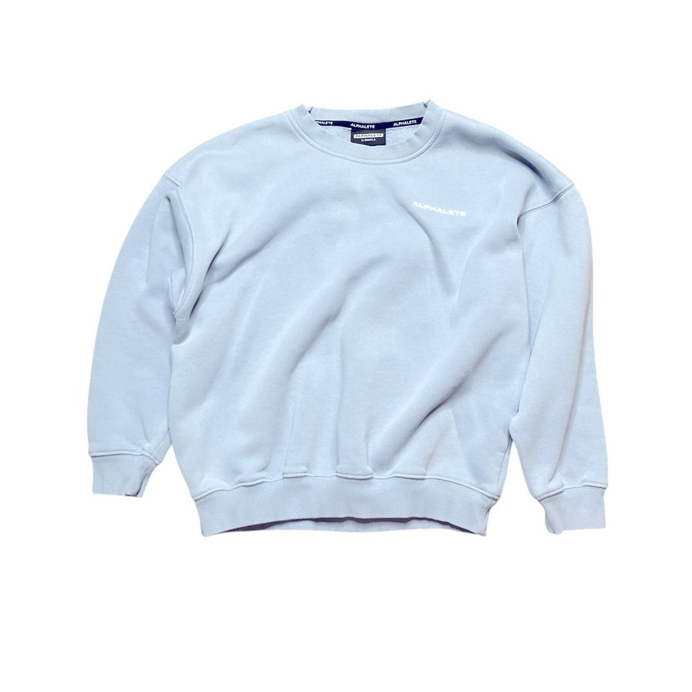 Alphalete Crewneck Sweater Blue Size XS